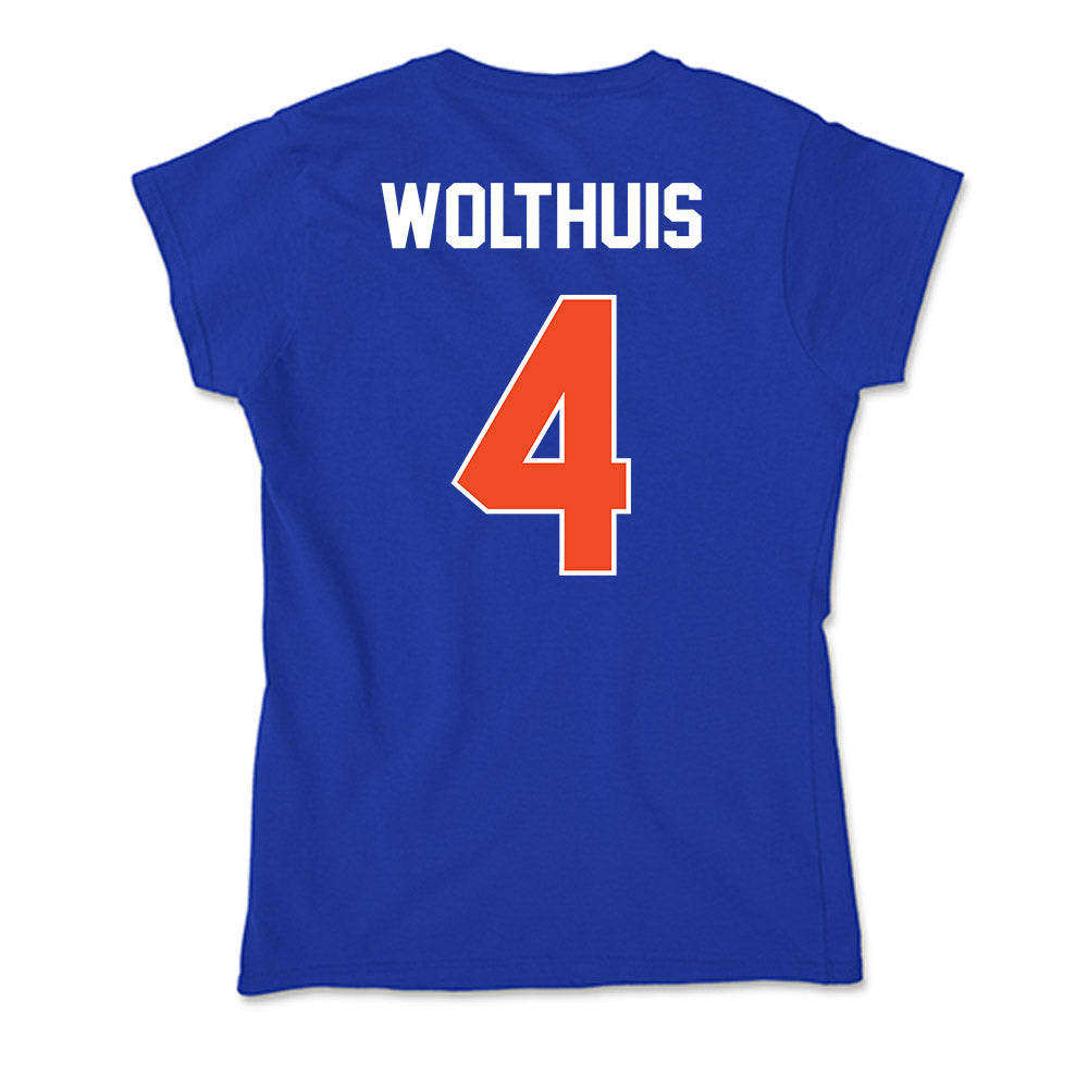 Boise State - NCAA Beach Volleyball : Elli Wolthuis - Soft Style Women’s T-Shirt-1