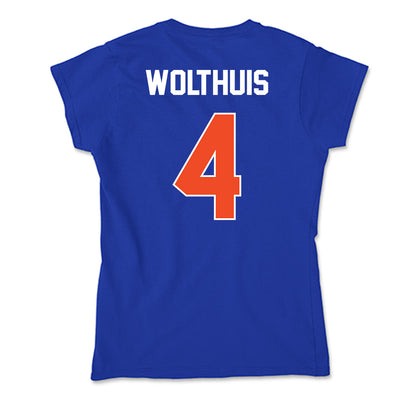 Boise State - NCAA Beach Volleyball : Elli Wolthuis - Soft Style Women’s T-Shirt-1