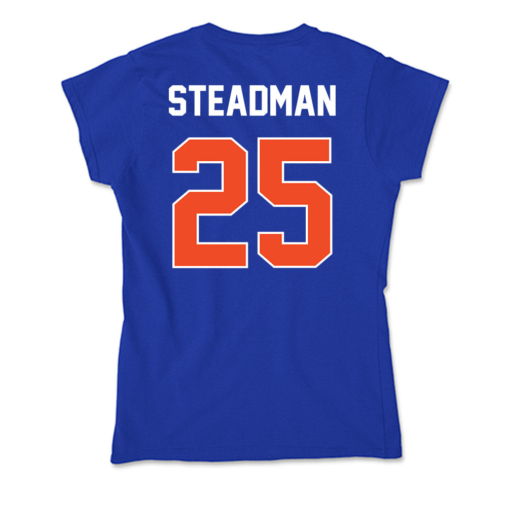 Boise State - NCAA Women's Basketball : Josee Steadman - Soft Style Women’s T-Shirt-1