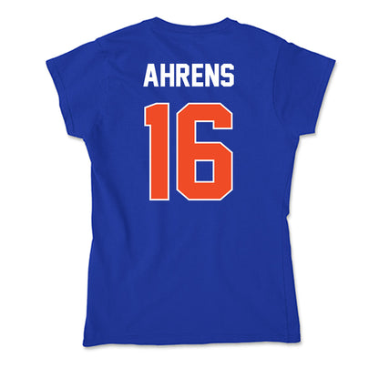 Boise State - NCAA Men's Basketball : Spencer Ahrens - Soft Style Women’s T-Shirt-1