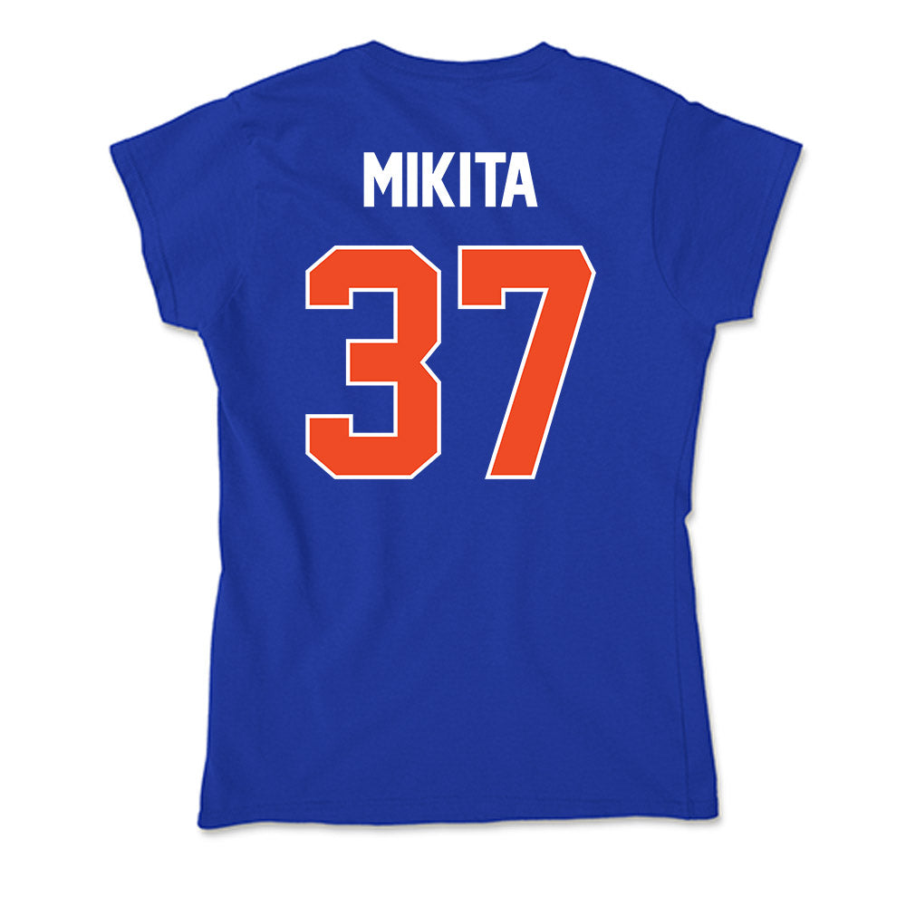 Boise State - NCAA Football : Ethan Mikita - Soft Style Women’s T-Shirt-1