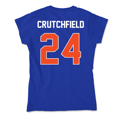 Boise State - NCAA Football : Tahj Crutchfield - Soft Style Women’s T-Shirt-1