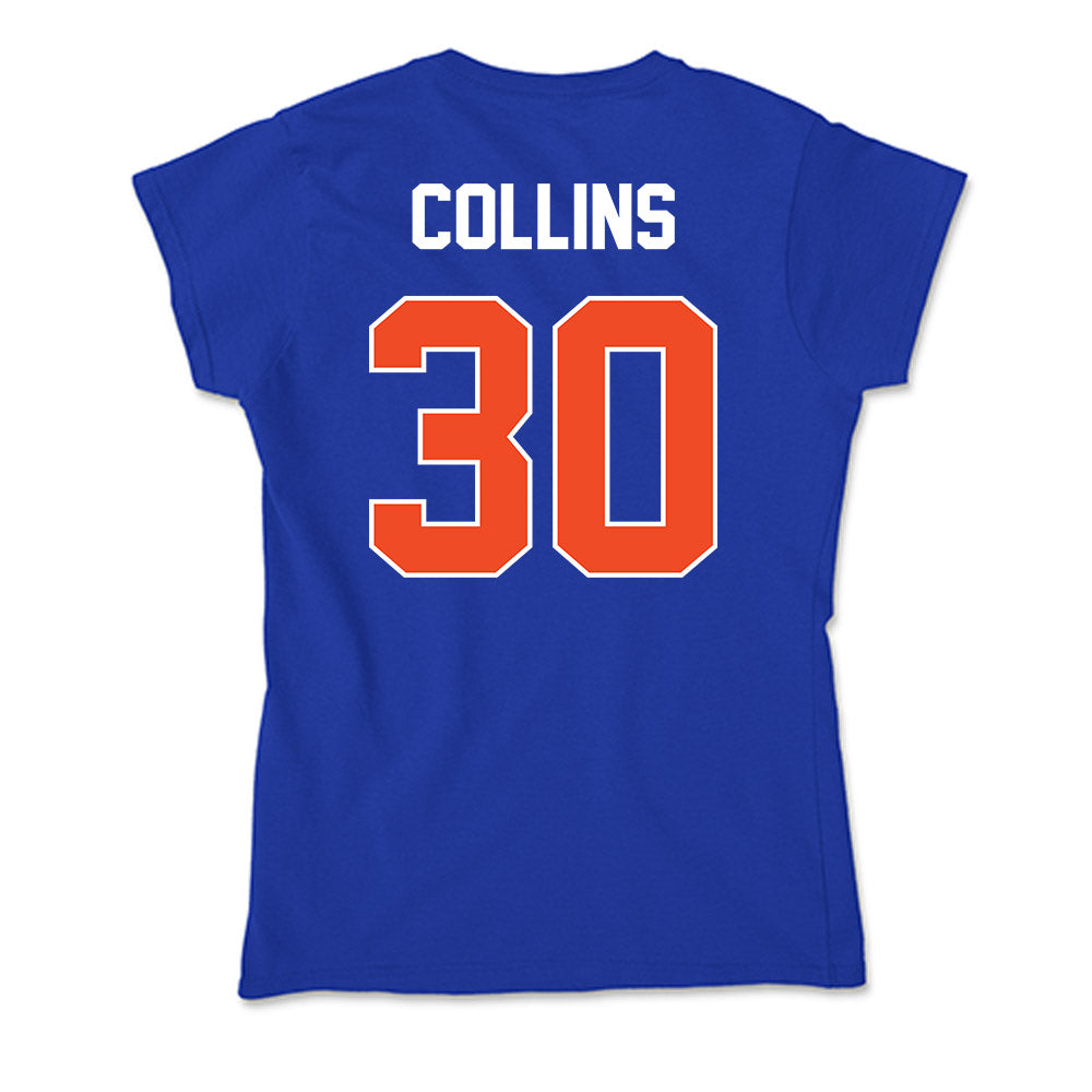 Boise State - NCAA Women's Soccer : Natalie Collins - Soft Style Women’s T-Shirt-1