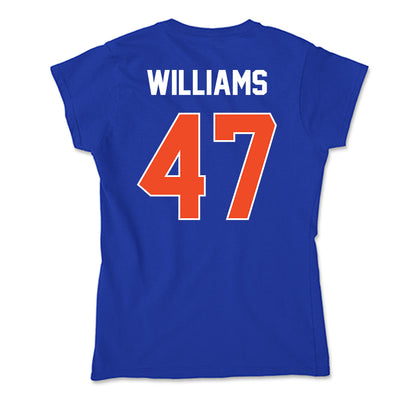 Boise State - NCAA Football : Jacob Williams - Soft Style Women’s T-Shirt-1