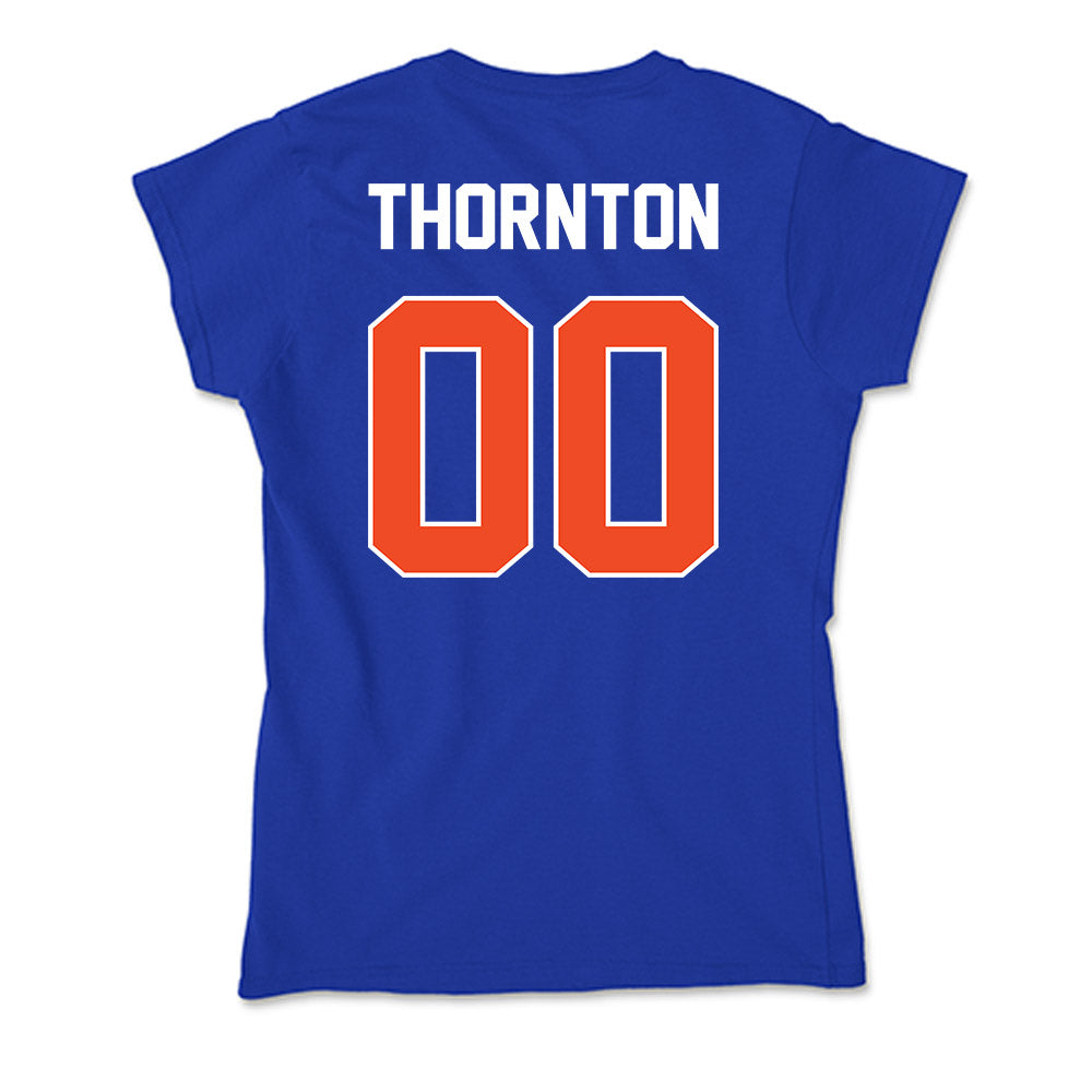 Boise State - NCAA Football : Dionte Thornton - Soft Style Women’s T-Shirt-1