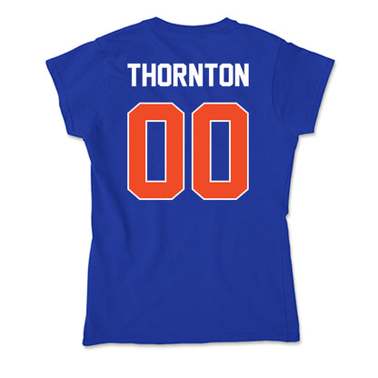 Boise State - NCAA Football : Dionte Thornton - Soft Style Women’s T-Shirt-1