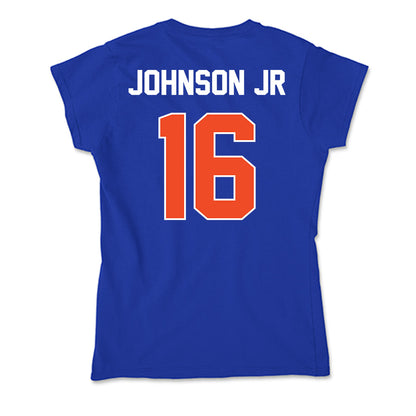 Boise State - NCAA Football : Franklyn Johnson Jr - Soft Style Women’s T-Shirt-1