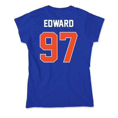 Boise State - NCAA Football : Mikaio Edward - Soft Style Women’s T-Shirt-1