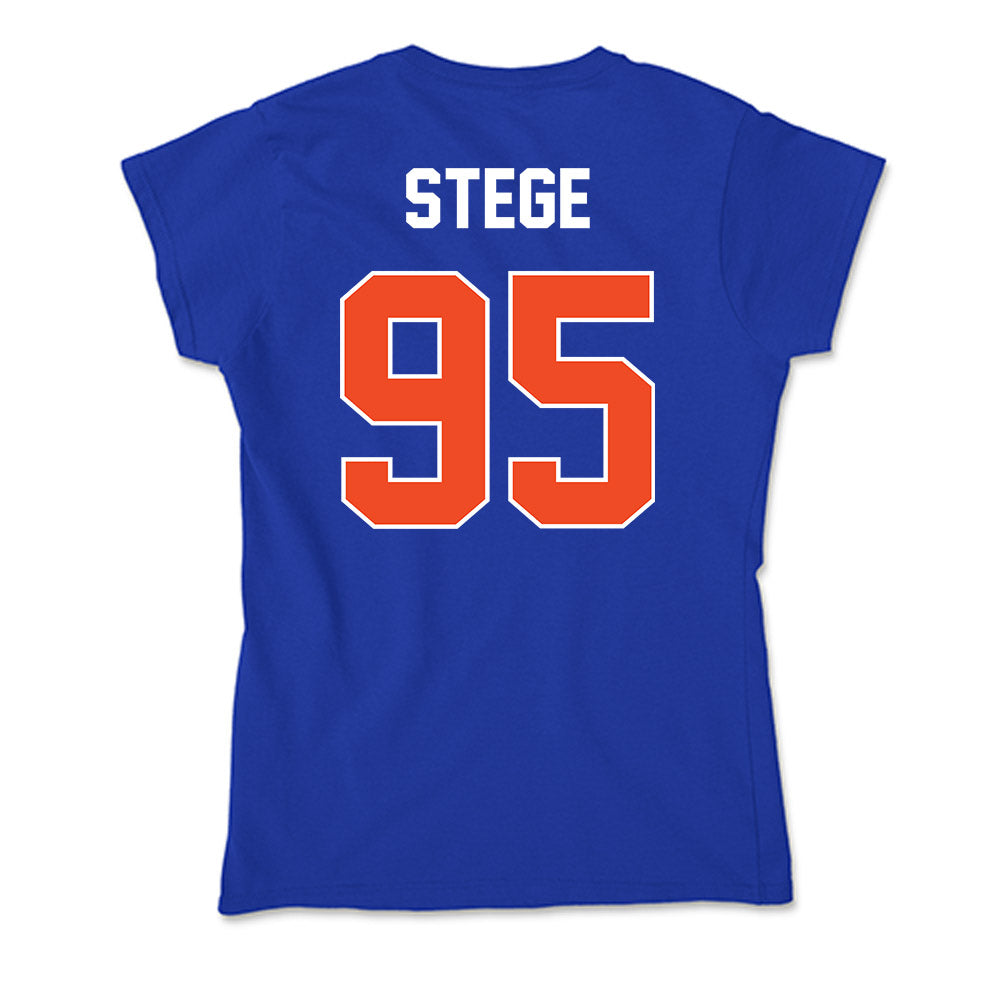 Boise State - NCAA Football : Max Stege - Soft Style Women’s T-Shirt-1