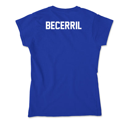 Boise State - NCAA Women's Golf : Eva Becerril - Soft Style Women’s T-Shirt-1
