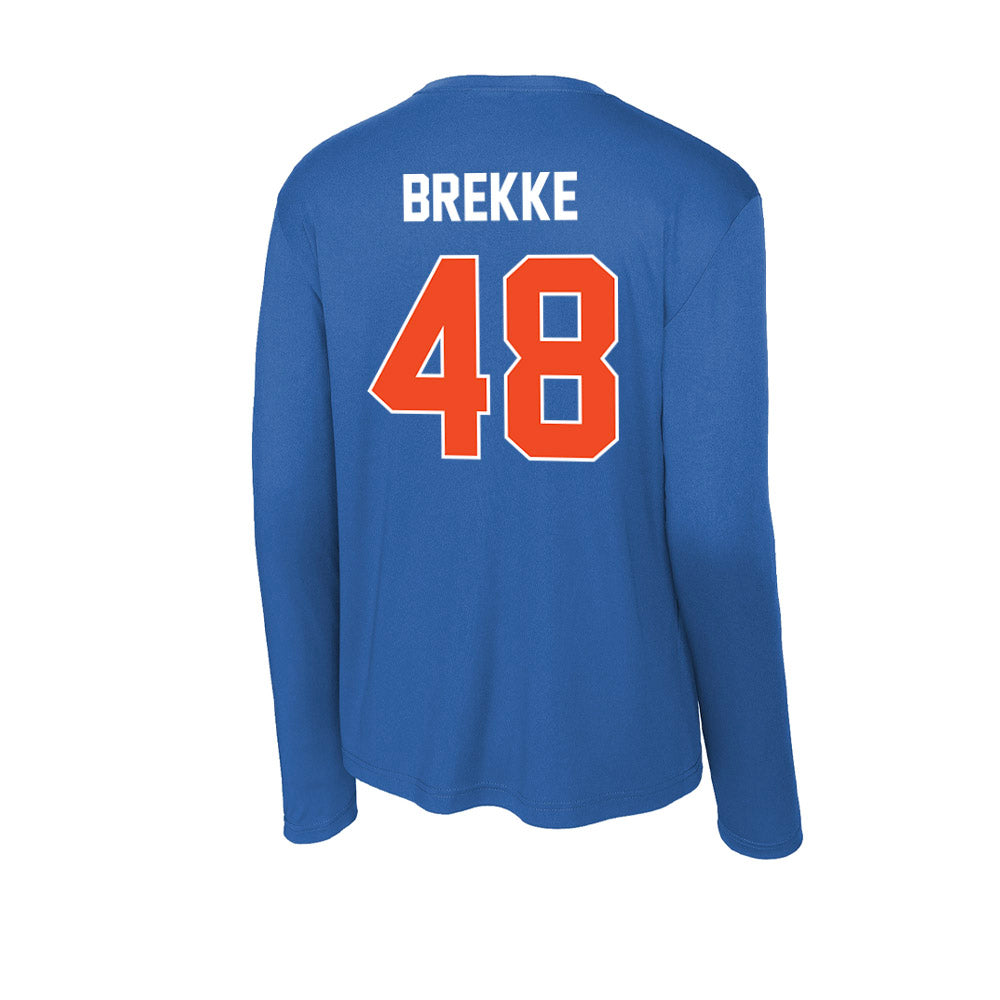 Boise State - NCAA Football : Ryan Brekke - Activewear Long Sleeve T-Shirt-1