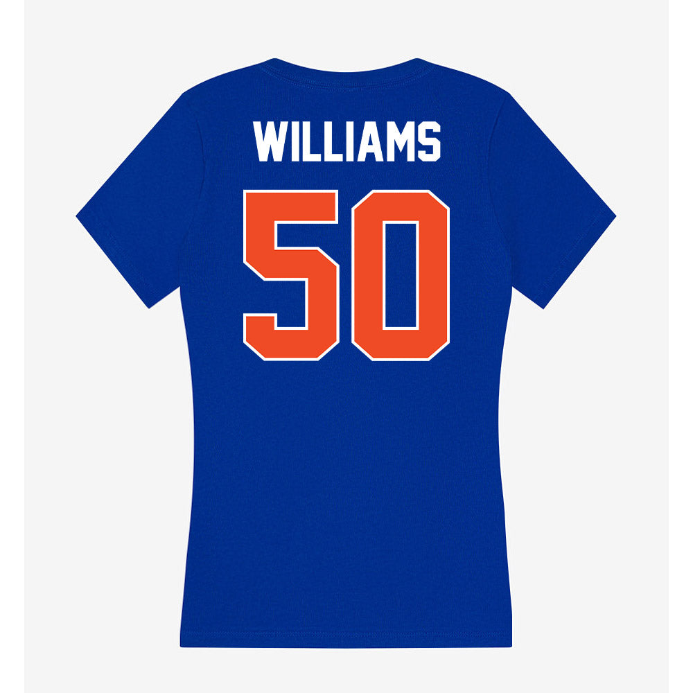 Boise State - NCAA Football : Jaden Williams - Women's V-Neck T-Shirt-1