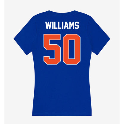 Boise State - NCAA Football : Jaden Williams - Women's V-Neck T-Shirt-1