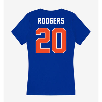 Boise State - NCAA Men's Basketball : Ty Rodgers - Women's V-Neck T-Shirt-1
