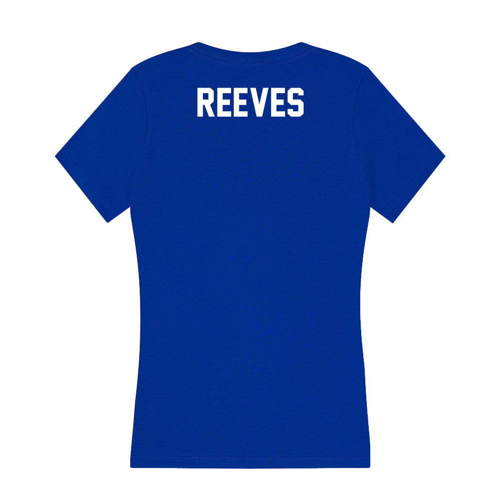 Boise State - NCAA Women's Gymnastics : Delaney Reeves - Women's V-Neck T-Shirt-1