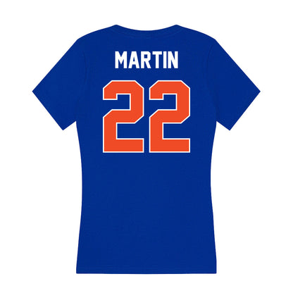 Boise State - NCAA Football : Chase Martin - Women's V-Neck T-Shirt-1