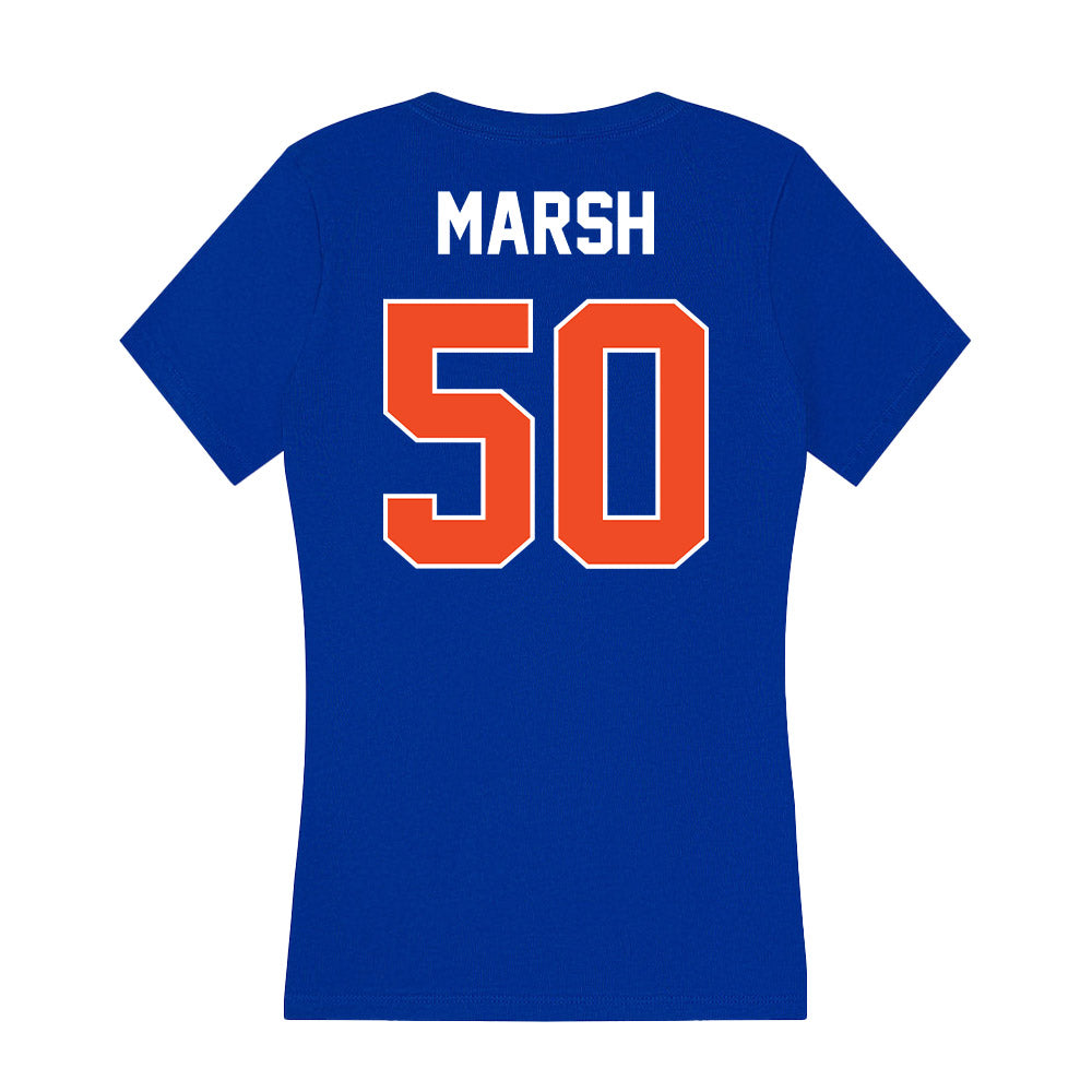 Boise State - NCAA Football : Joseph Marsh - Women's V-Neck T-Shirt-1