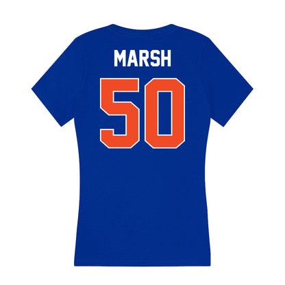 Boise State - NCAA Football : Joseph Marsh - Women's V-Neck T-Shirt-1