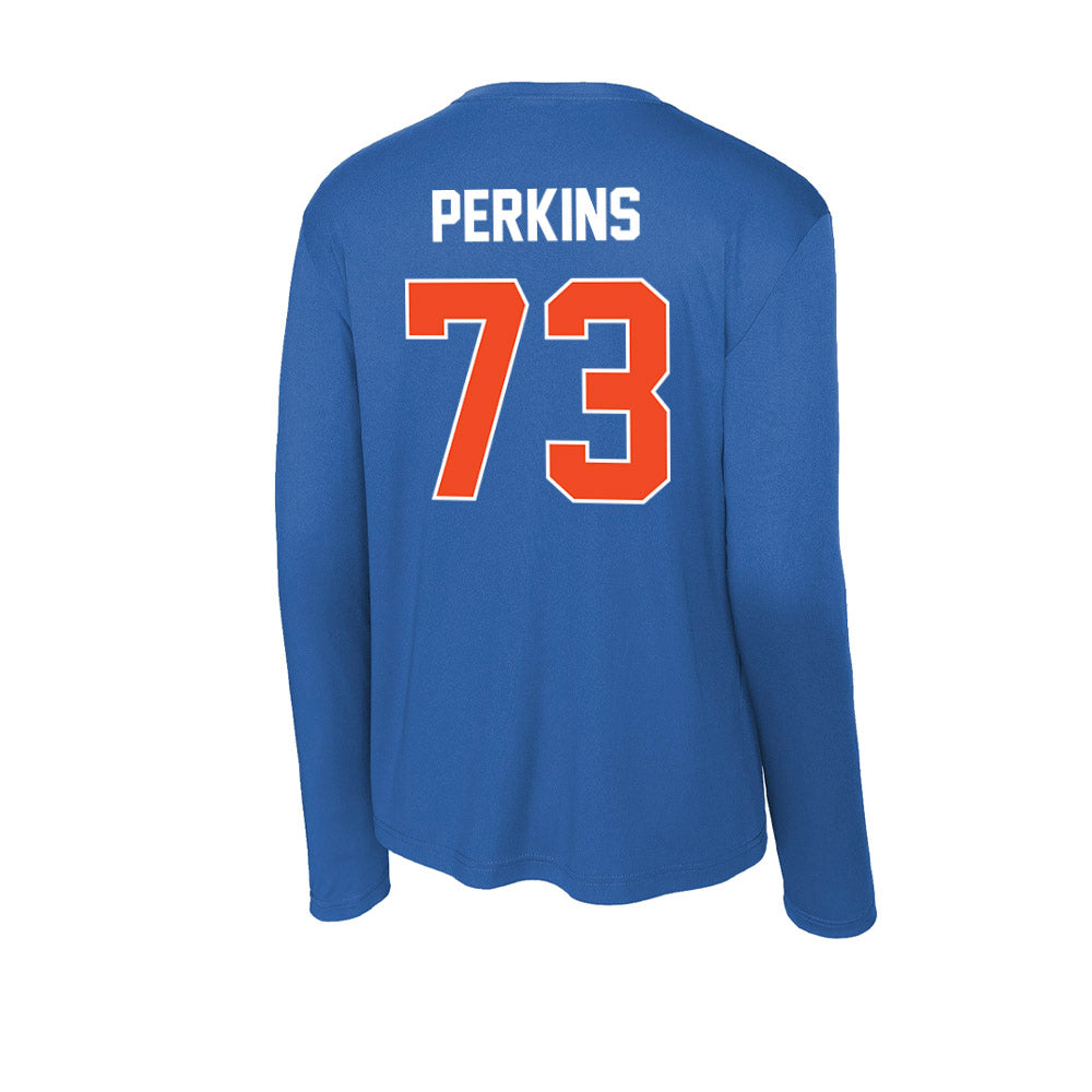 Boise State - NCAA Football : Parker Perkins - Activewear Long Sleeve T-Shirt-1