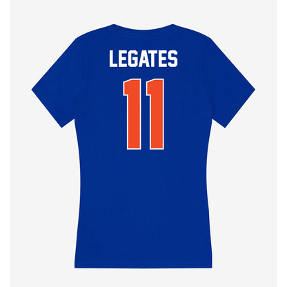Boise State - NCAA Women's Volleyball : Jenelle Legates - Women's V-Neck T-Shirt-1
