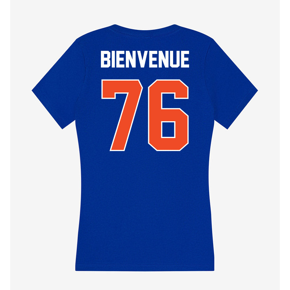 Boise State - NCAA Football : Gregory Bienvenue - Women's V-Neck T-Shirt-1