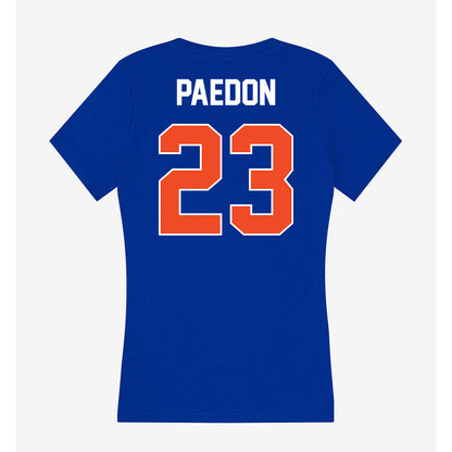 Boise State - NCAA Women's Volleyball : Giselle Paedon - Women's V-Neck T-Shirt-1