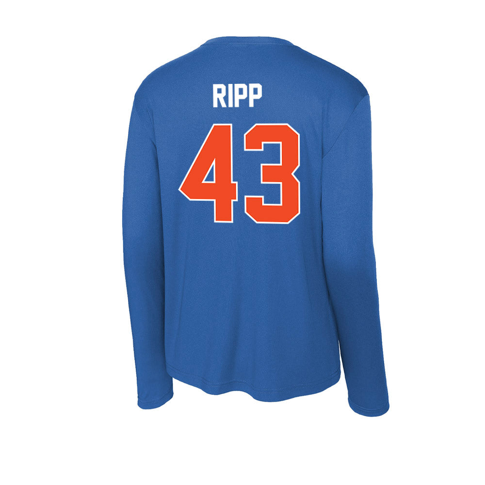 Boise State - NCAA Football : Jake Ripp - Activewear Long Sleeve T-Shirt-1