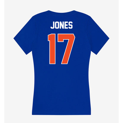 Boise State - NCAA Football : Adrian Jones - Women's V-Neck T-Shirt-1
