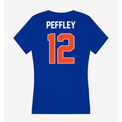 Boise State - NCAA Softball : Grace Peffley - Women's V-Neck T-Shirt-1