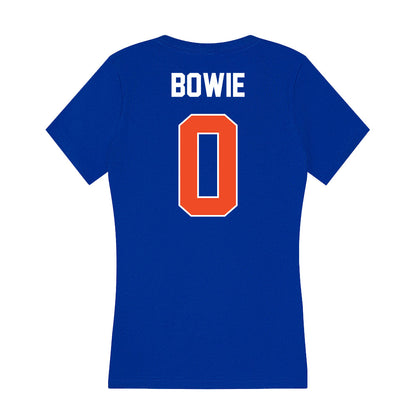 Boise State - NCAA Men's Basketball : Julian Bowie - Women's V-Neck T-Shirt-1