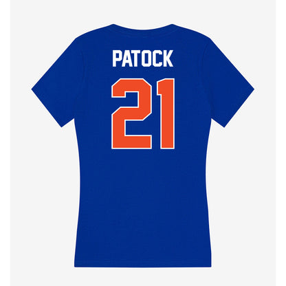Boise State - NCAA Beach Volleyball : Lily Patock - Women's V-Neck T-Shirt-1