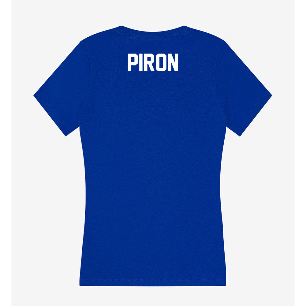 Boise State - NCAA Women's Tennis : Ella Piron - Women's V-Neck T-Shirt-1