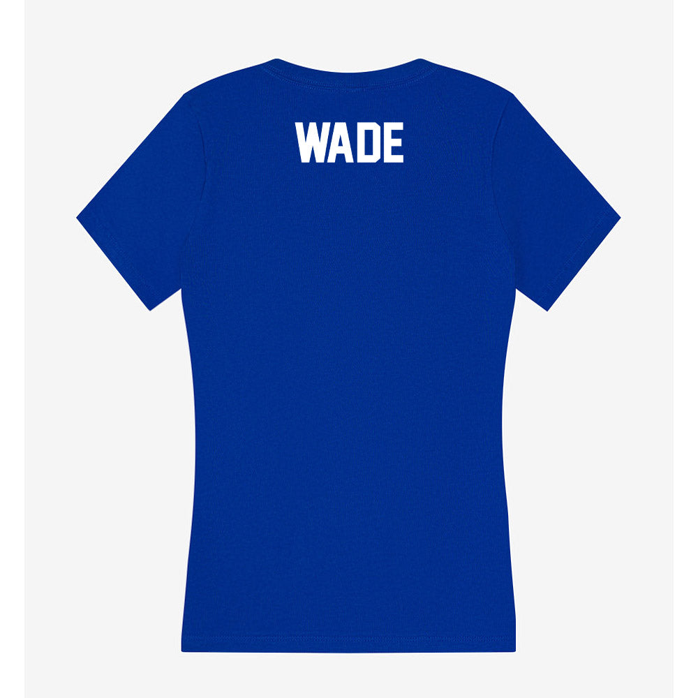 Boise State - NCAA Women's Track & Field : Jamie Wade - Women's V-Neck T-Shirt-1