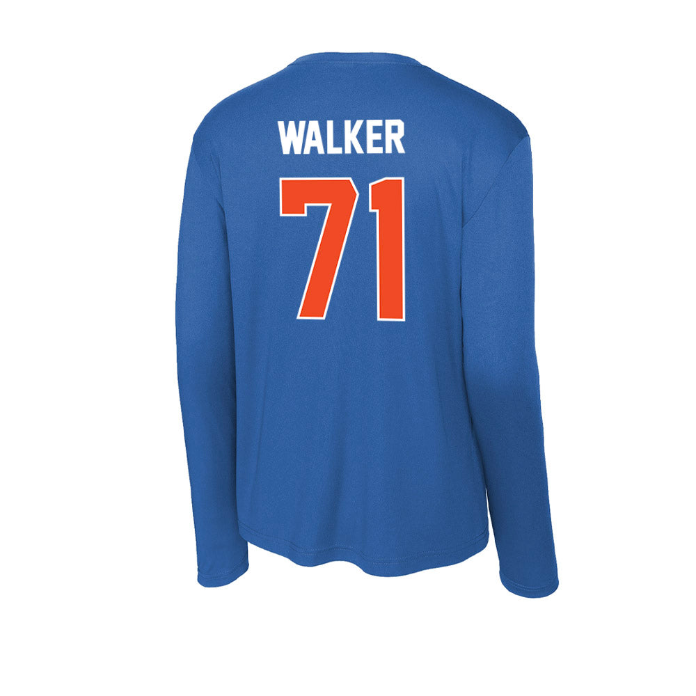 Boise State - NCAA Football : Miles Walker - Activewear Long Sleeve T-Shirt-1