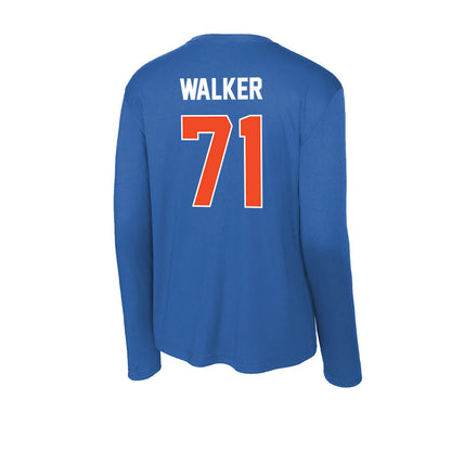 Boise State - NCAA Football : Miles Walker - Activewear Long Sleeve T-Shirt-1