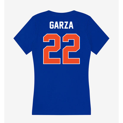 Boise State - NCAA Women's Basketball : Kennasyn Garza - Women's V-Neck T-Shirt-1