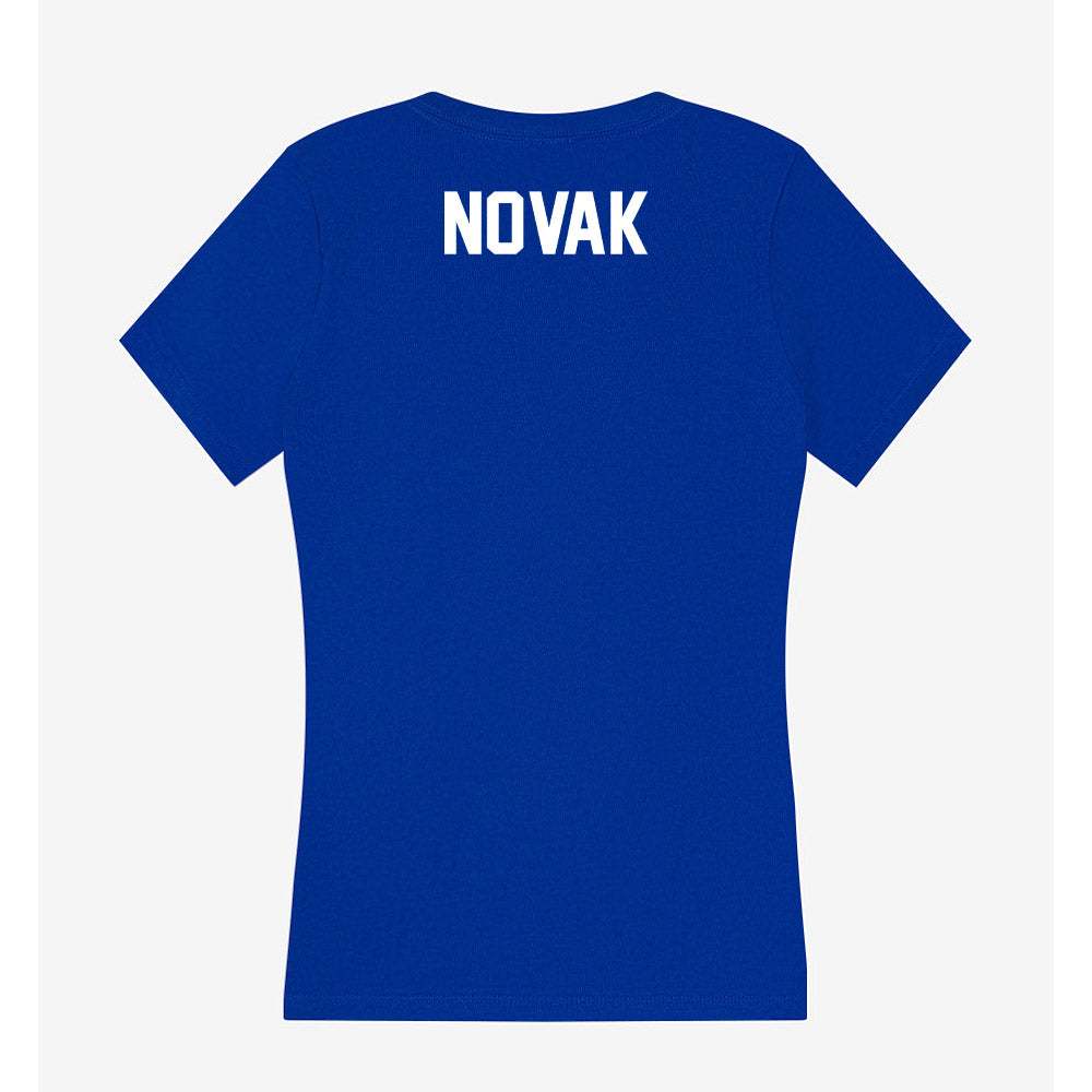Boise State - NCAA Women's Track & Field : Nanette Novak - Women's V-Neck T-Shirt-1
