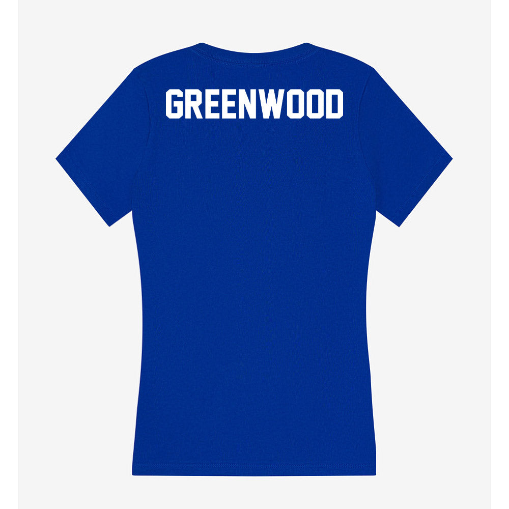 Boise State - NCAA Women's Golf : Macee Greenwood - Women's V-Neck T-Shirt-1
