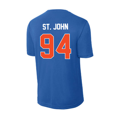 Boise State - NCAA Football : Paz St. John - Activewear T-Shirt-1