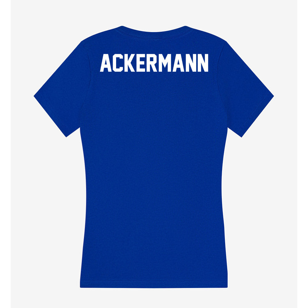 Boise State - NCAA Women's Track & Field : Hanna Ackermann - Women's V-Neck T-Shirt-1