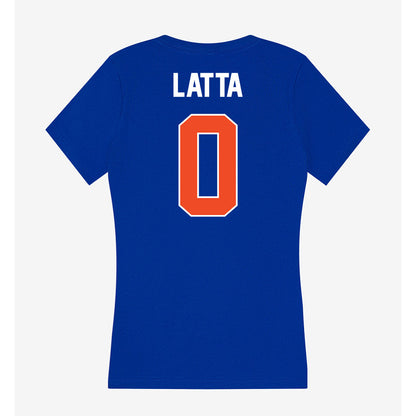 Boise State - NCAA Women's Basketball : Carlie Latta - Women's V-Neck T-Shirt-1