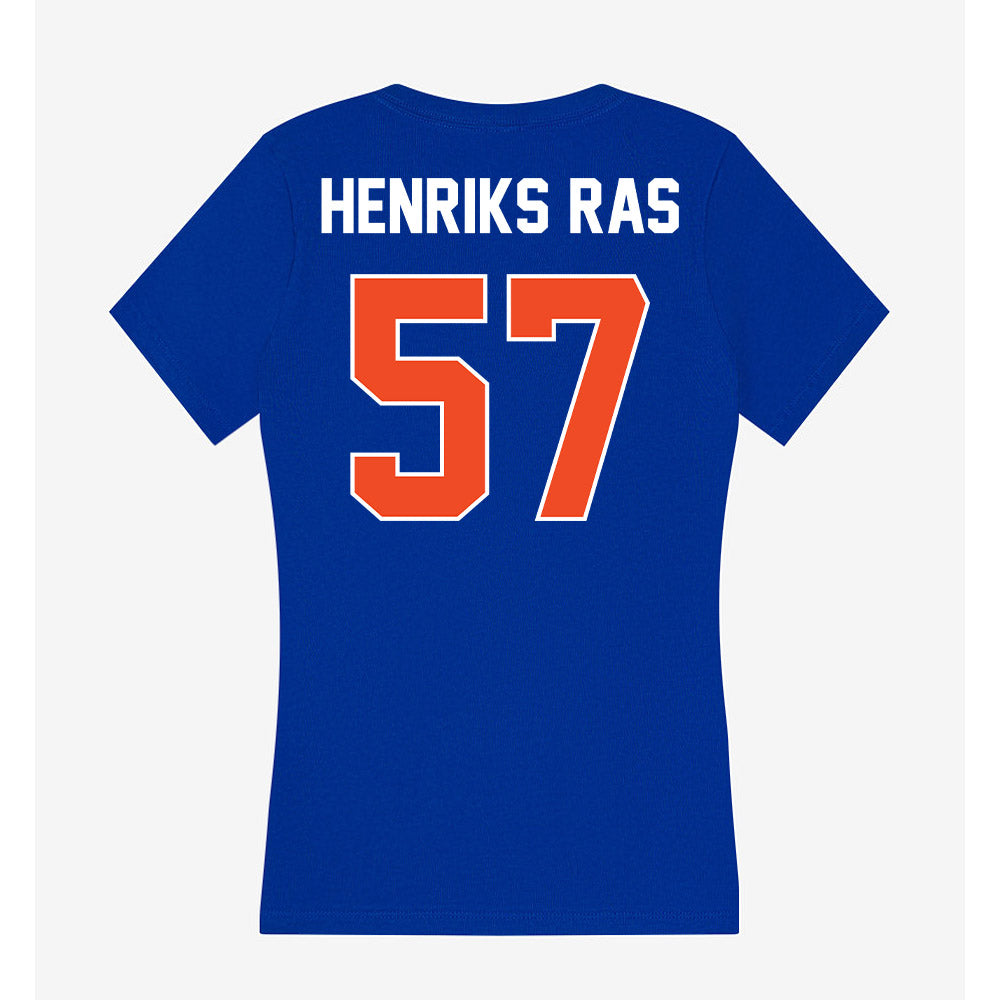 Boise State - NCAA Football : Gustaf Henriks Ras - Women's V-Neck T-Shirt-1