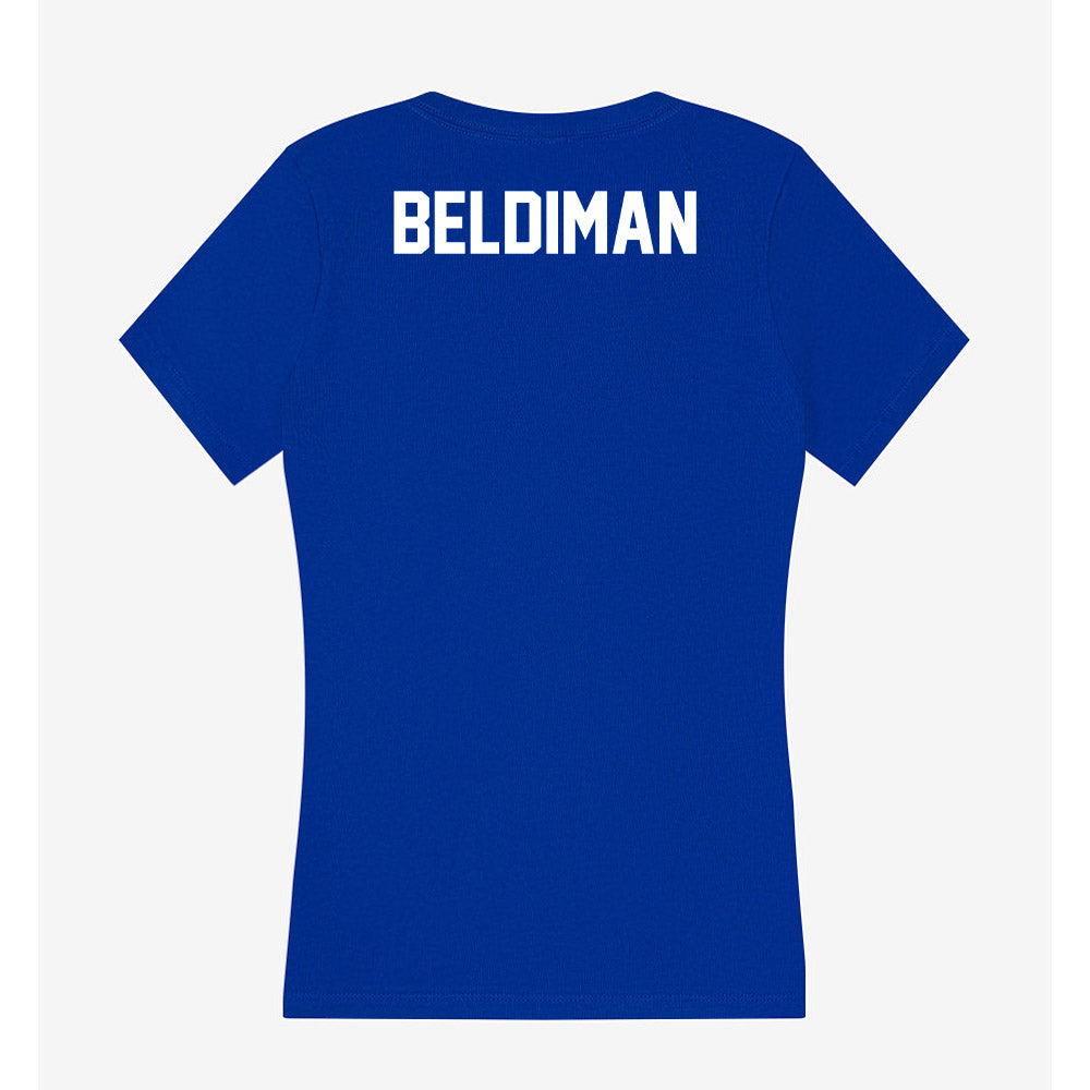 Boise State - NCAA Women's Tennis : Stella Beldiman - Women's V-Neck T-Shirt-1