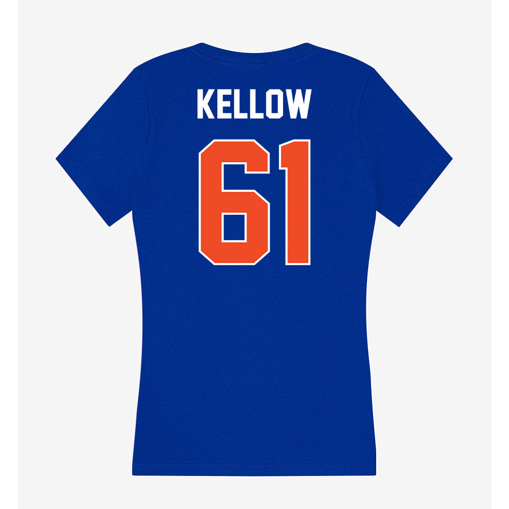 Boise State - NCAA Football : Caden Kellow - Women's V-Neck T-Shirt-1