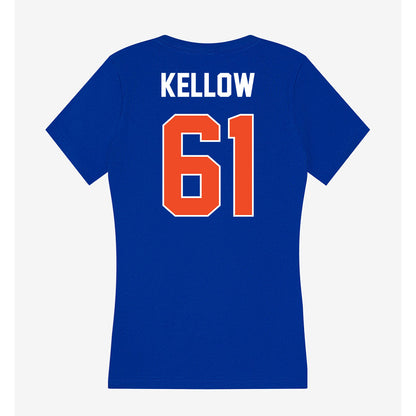 Boise State - NCAA Football : Caden Kellow - Women's V-Neck T-Shirt-1