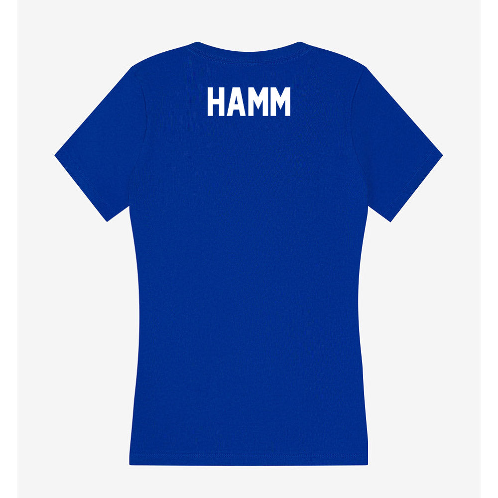 Boise State - NCAA Women's Track & Field : Emmeline Hamm - Women's V-Neck T-Shirt-1
