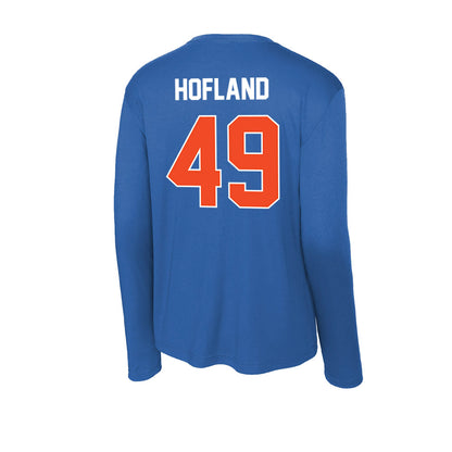 Boise State - NCAA Football : Beckham Hofland - Activewear Long Sleeve T-Shirt-1