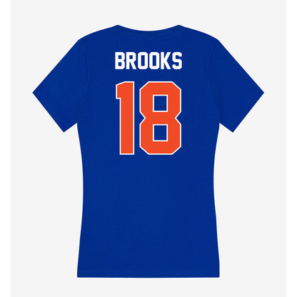 Boise State - NCAA Football : Sam Brooks - Women's V-Neck T-Shirt-1
