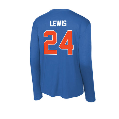 Boise State - NCAA Women's Basketball : Jayda Lewis - Activewear Long Sleeve T-Shirt-1