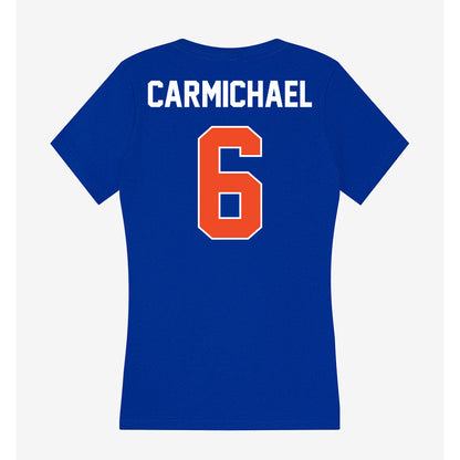 Boise State - NCAA Men's Basketball : Pearson Carmichael - Women's V-Neck T-Shirt-1